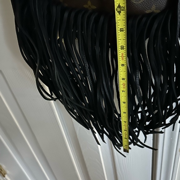 Authentic ONE of a KIND Vintage LV upcycled BOHO Cross Body Bag w/ dust bag. - Picture 10 of 15